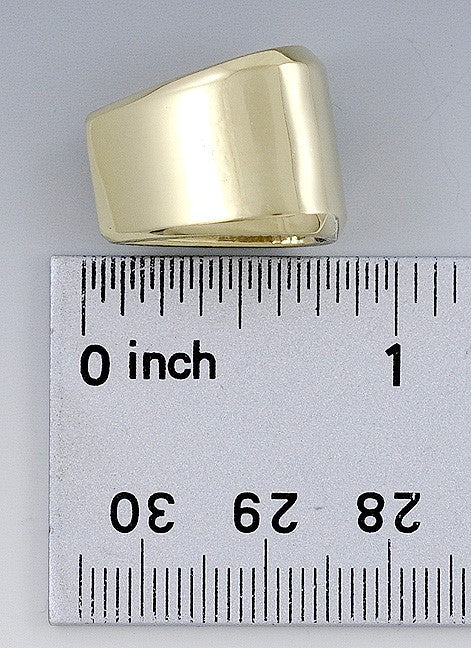 Modern Great Quality 14k Yellow Gold Blue Sapphire & Diamond Slide Pendant