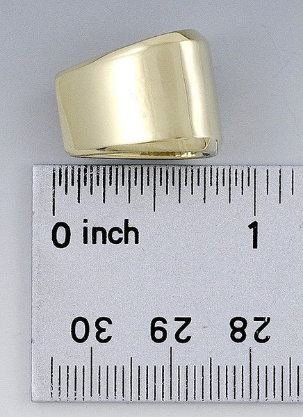 Modern Great Quality 14k Yellow Gold Blue Sapphire & Diamond Slide Pendant
