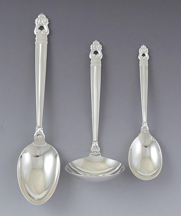 35pc Superb International Sterling Silver Royal Danish Flatware Silverware Set