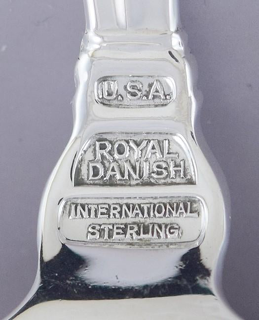 35pc Superb International Sterling Silver Royal Danish Flatware Silverware Set