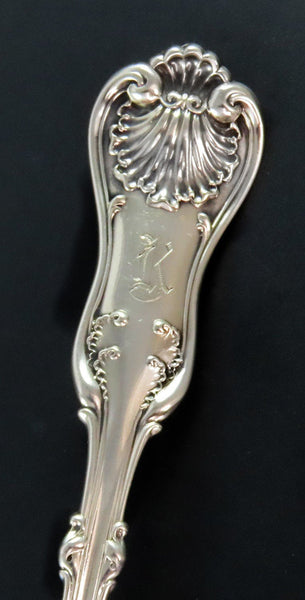 Wonderful Whiting Imperial Queen Sterling Silver Fish Server K Mono 9 3/8”