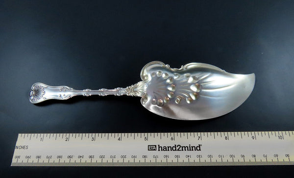 Wonderful Whiting Imperial Queen Sterling Silver Fish Server K Mono 9 3/8”