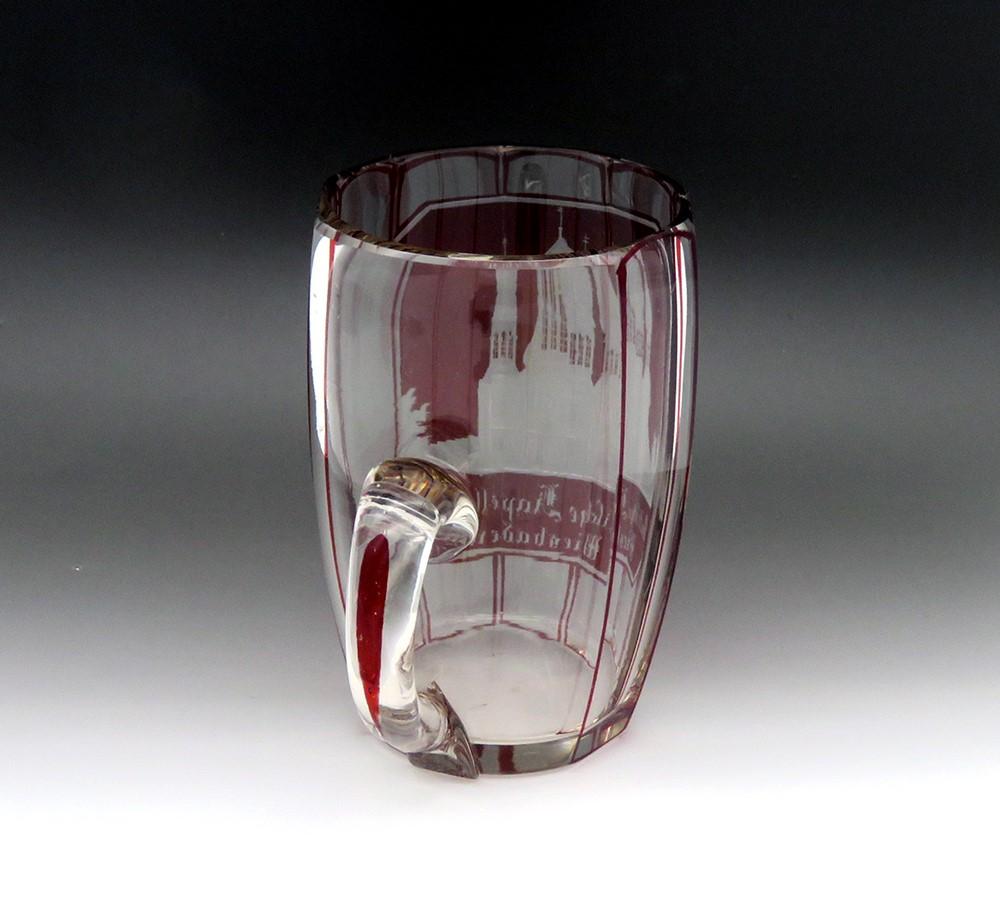 Bohemian St. Elizabeth's Church Russische Kapelle Wiesbaden Glass Stein Mug