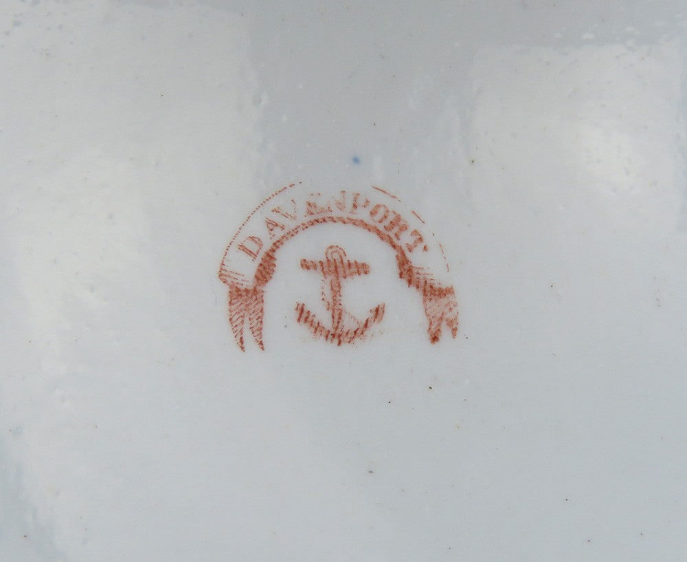 Beautiful Antique Davenport Imari Porcelain Covered Entree Round Serving Dish