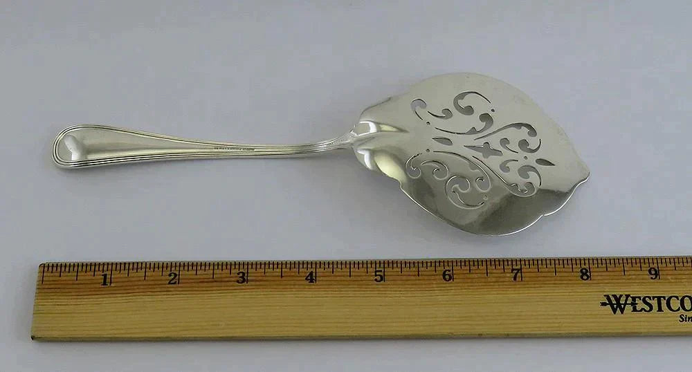 Antique Sterling Silver Durgin New Standish Pierced Tomato Server NO MONO 8 1/4"