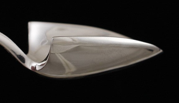 Frank Smith Newport Shell Sterling Silver Cheese Scoop 7 1/2"