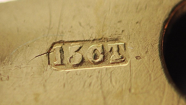 Gorgeous C1870s-1880s Victorian 15k Gold & Diamond Pin/Brooch