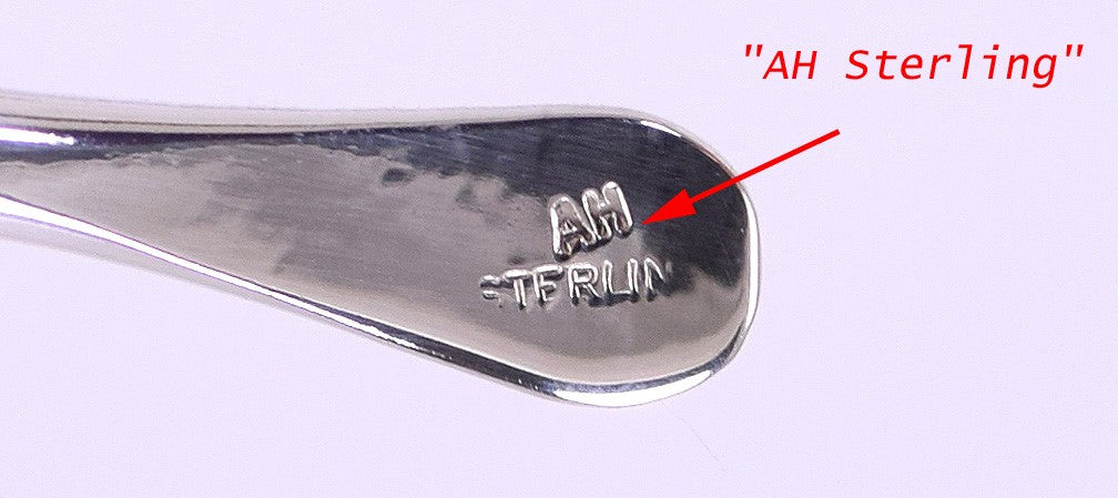 Lovely Modern American Hand Hammered Sterling Silver Cuff Necklace by AH