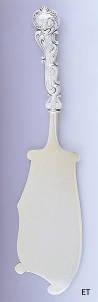 Antique Shiebler Sterling Silver Rococo Cake / Ice Cream Server Knife 10"