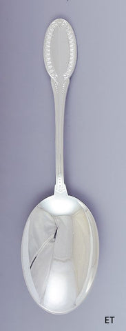 Fabulous Italian 800 Silver Large Casserole Serving Scoop Spoon NO MONO 10 3/4"