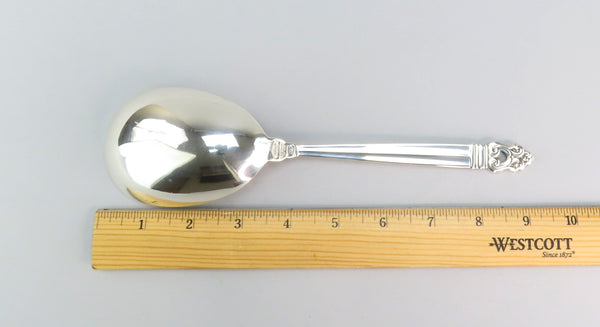 Lovely International Royal Danish Sterling Silver Serving Spoon No Mono 9 1/8"