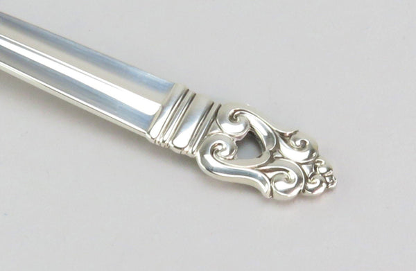 Lovely International Royal Danish Sterling Silver Serving Spoon No Mono 9 1/8"