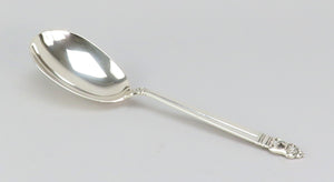 Lovely International Royal Danish Sterling Silver Serving Spoon No Mono 9 1/8"