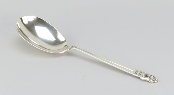 Lovely International Royal Danish Sterling Silver Serving Spoon No Mono 9 1/8"