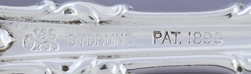 Superb Whiting Sterling Silver Imperial Queen Asparagus Serving Fork 10 1/4"