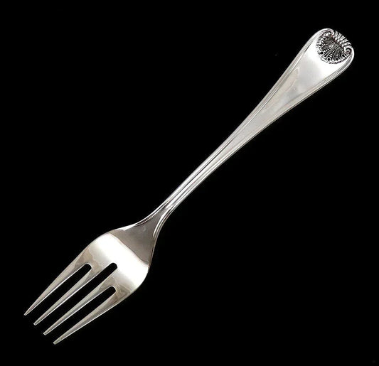 Classic Calegaro Conchiglia Italian Sterling Silver Shell Lunch/Salad Fork 7”
