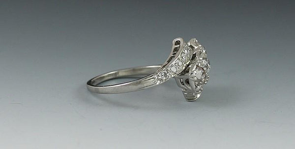Stunning 1.8 Carat Platinum & Diamond Statement Ring Size 9