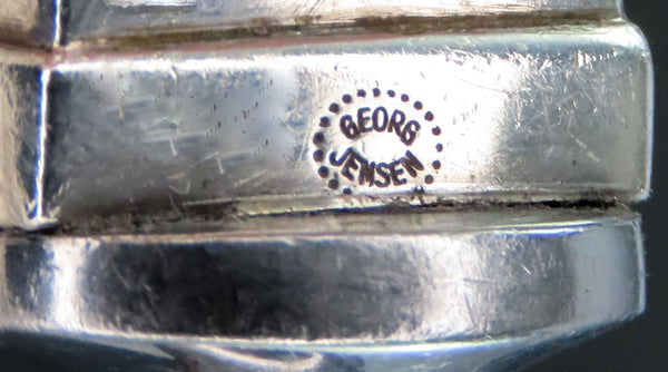 Vintage Georg Jensen Pyramid Sterling Silver Handle Cheese Plane Mandolin