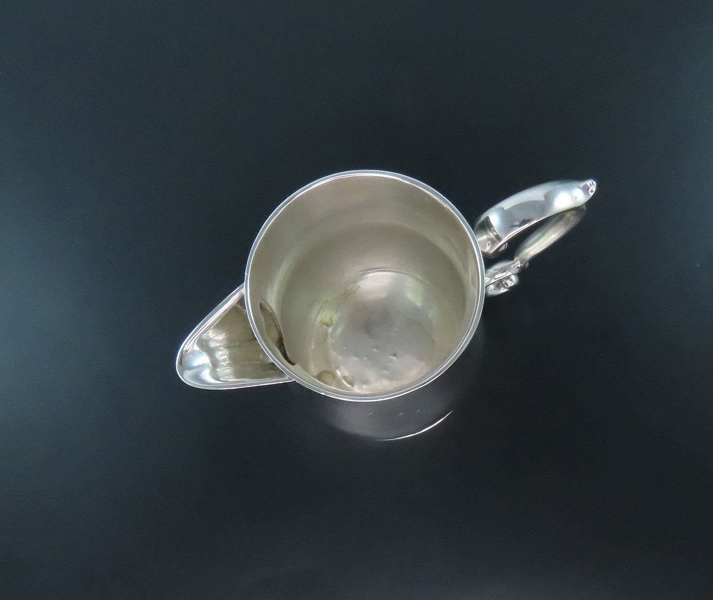 1753 Georgian English Sterling Silver Creamer Clean Interior No Mono