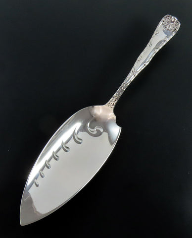 Wonderful Tiffany Co Wave Edge Sterling Silver Large Fish Server 12"