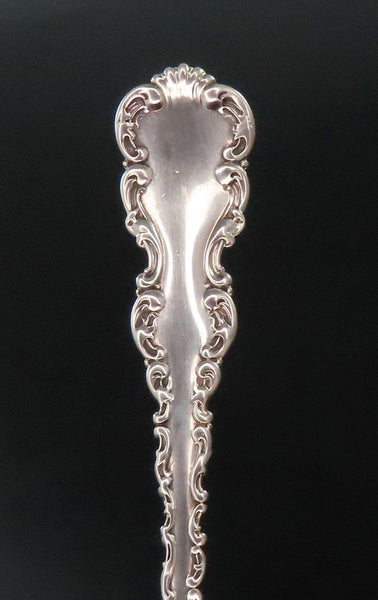 Antique Whiting Louis XV Sterling Silver Narrow Fish Serving Knife 10 3/4"