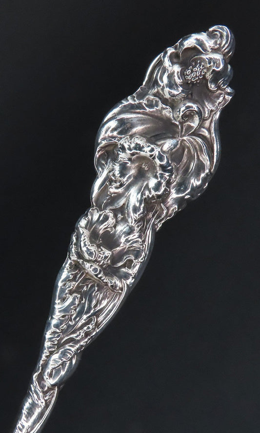 Wonderful Sterling Silver Les Six Fleurs Six Flowers Reed Barton Salad Servers