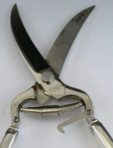 Vintage Sterling Silver Tiffany & Co St Dunstan 1909 Poultry Shears