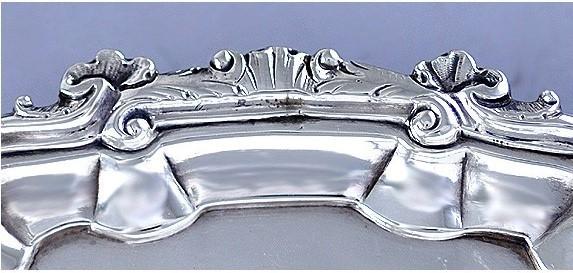 CLASSICAL PAIR 1730-32 IRISH STERLING ANTIQUE SALVERS/TRAYS