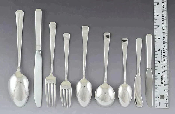 Excellent Towle 73pc Sterling Silver Craftsman Flatware Set