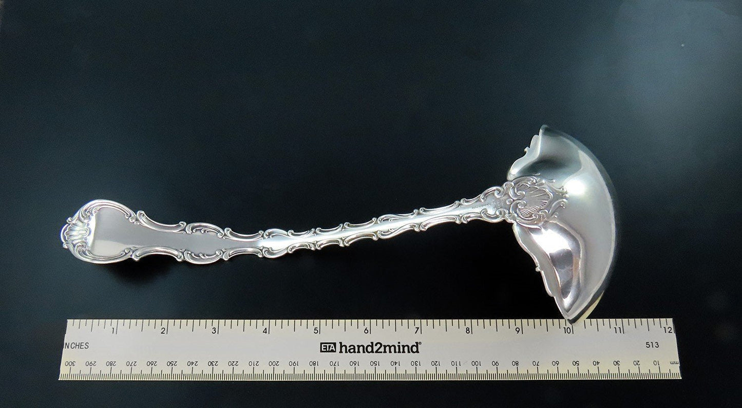 Beautiful Gorham Strasbourg Large Soup or Punch Ladle S Mono 10 1/2 Inches