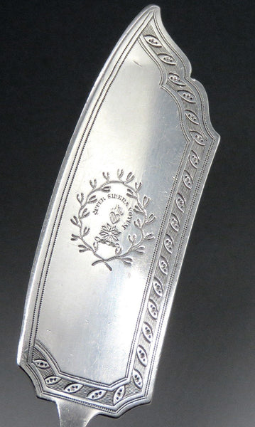 Antique Scottish Georgian Sterling Silver Super Sidera Votum Cheese Server Knife