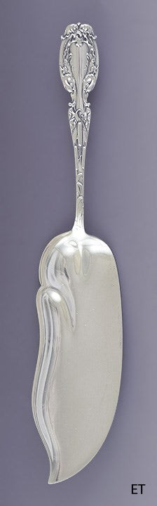 Beautiful Frank Whiting Sterling Silver Cattails Cat Tails Fish Slice / Server