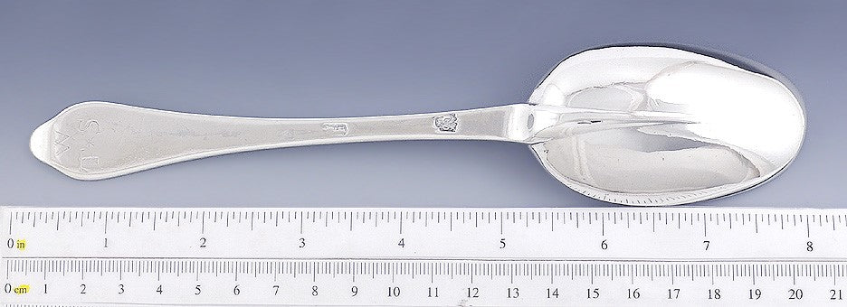 Antique 1707 English 958 Britannia Silver Queen Anne Dog Nose Spoon 8"