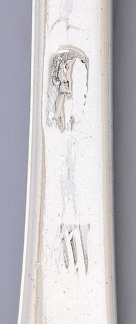 Antique 1707 English 958 Britannia Silver Queen Anne Dog Nose Spoon 8"