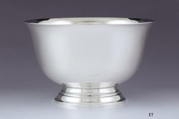 Lovely Classic Form Tiffany Co Sterling Silver Revere Bowl 5" No Monos