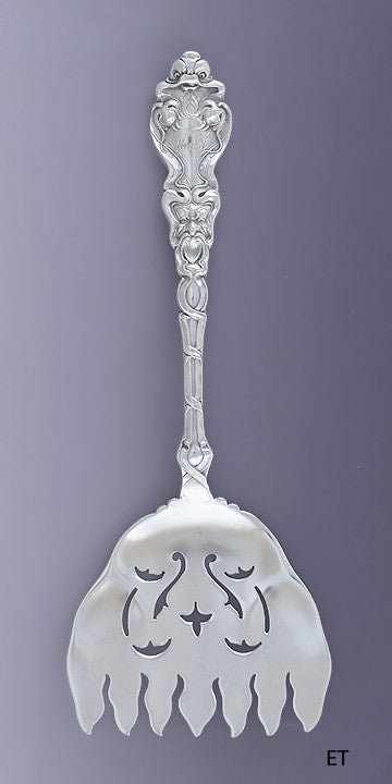 Fab Unger Bros Sterling Silver Douvaine Sardine Serving Fork "Mabel"