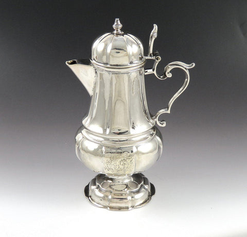 Fantastic c1780-1850 Continental European Silver Lidded Creamer Small Pitcher