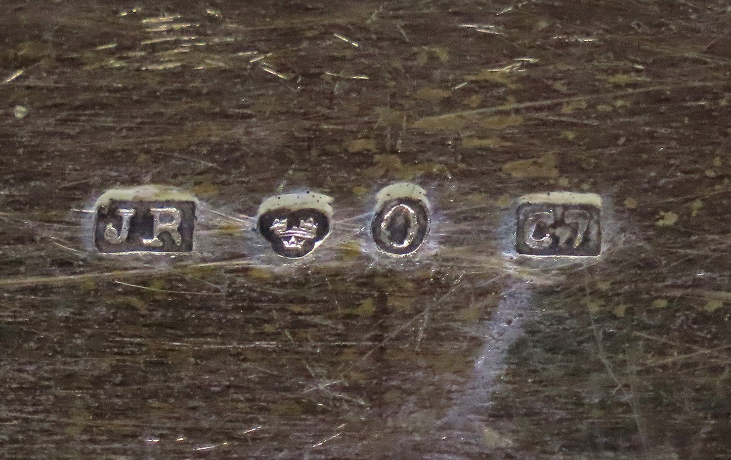 Neat Antique 1905 Swedish 830 Silver Snuffbox Trinket Box