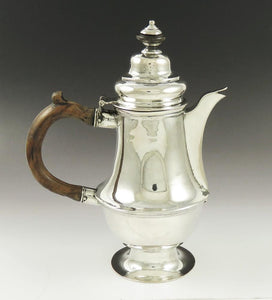 Interesting c1750-1820 Continental European Silver Small Teapot Demitasse Pot