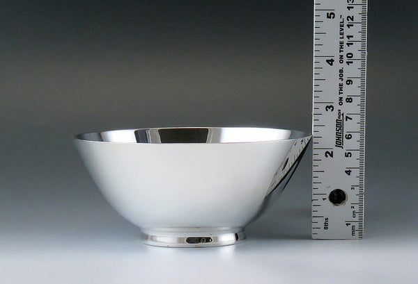 Antique Art Deco c1920 Tiffany & Co Sterling Silver Fruit Dessert Bowl 5 1/4"