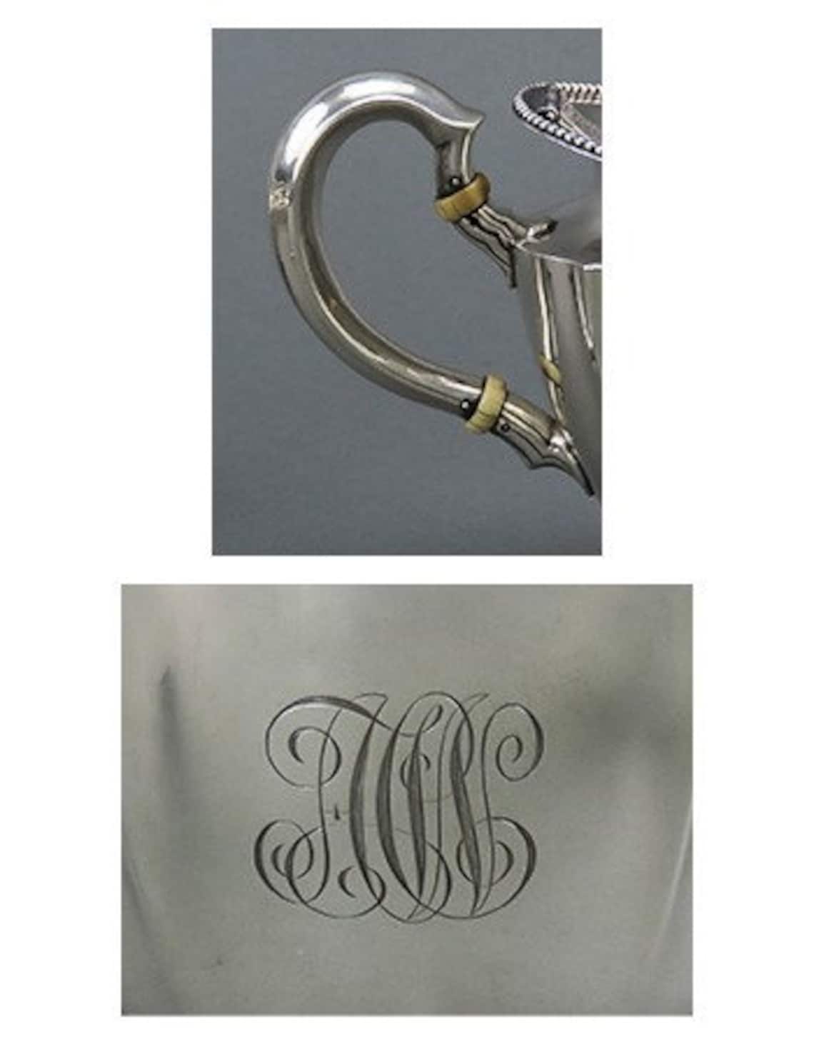 Elegant Tiffany and Co Sterling Silver 1890s 3pc Tea Set