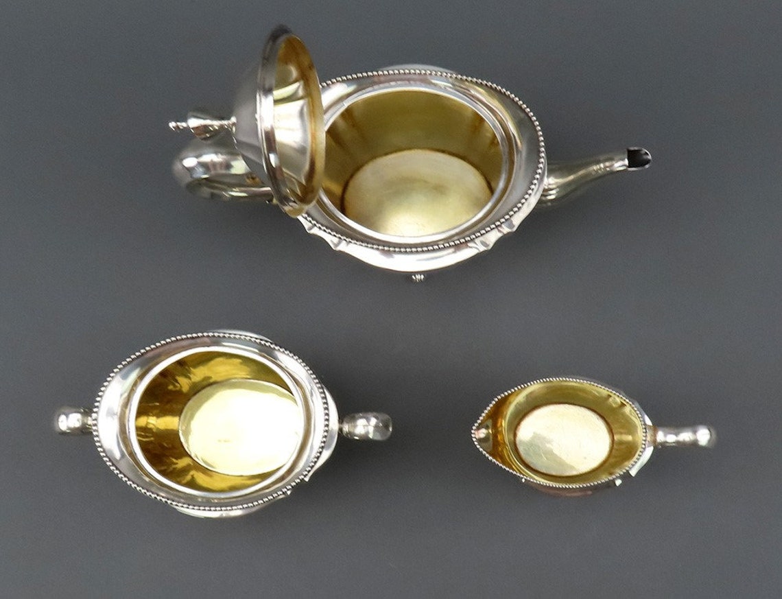 Elegant Tiffany and Co Sterling Silver 1890s 3pc Tea Set