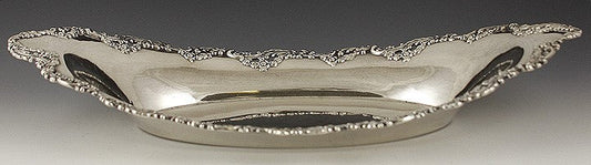 Antique 19th Century Ferd Fuchs Bros American Sterling Serving Dish 13" X 6"