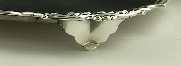 1752 ANTIQUE DUTCH AMSTERDAM SILVER TRAY