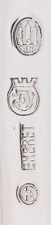 1917 Fine Danish 826 Silver Asparagus / Sandwich Server by Axel Johansen