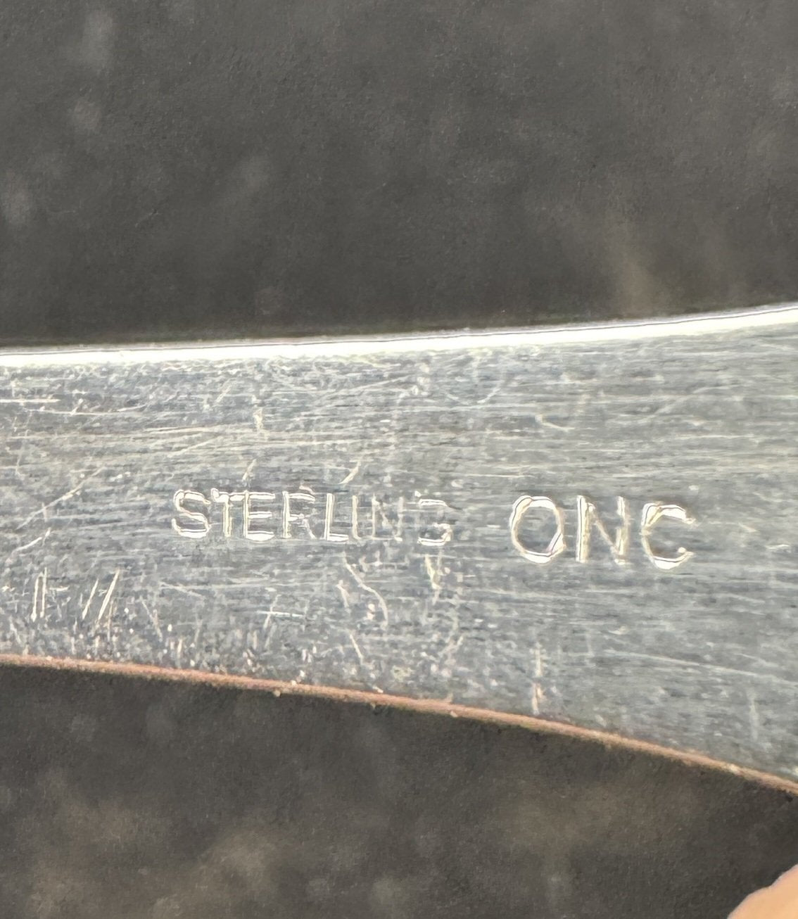 Old Newbury Crafters Sterling Silver Moulton Pattern Gravy Ladle