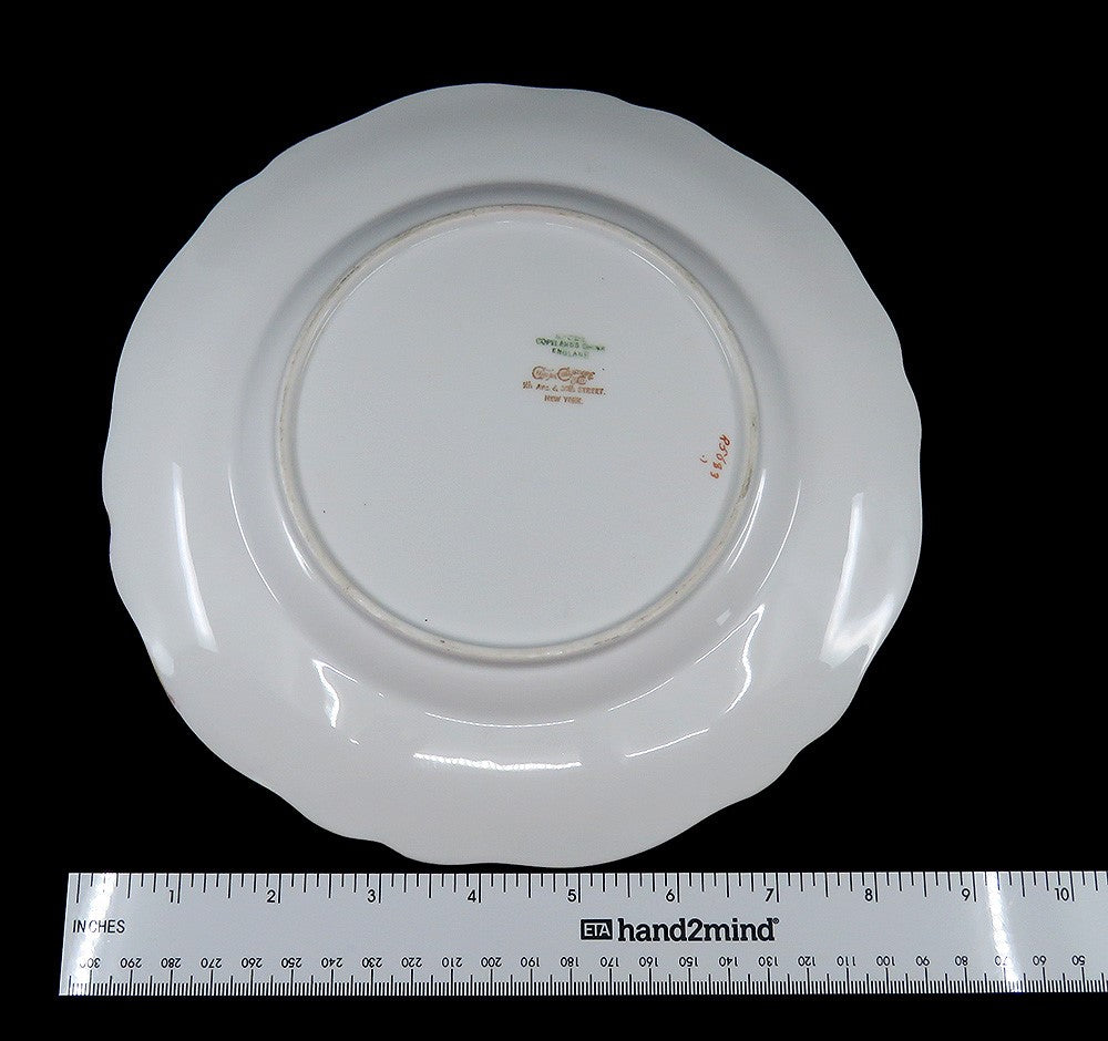 7 Antique 19th Century Spode Copeland England Porcelain Landscape Lunch Plates