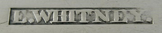 Early 19th Century Coin Silver Coffin End Tablespoon Whitney