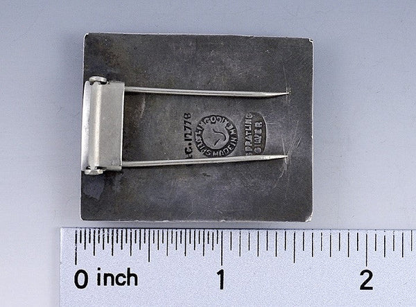 Spratling Sterling Silver Americas Friendship Handshake Pin Taxco Mexico Brooch