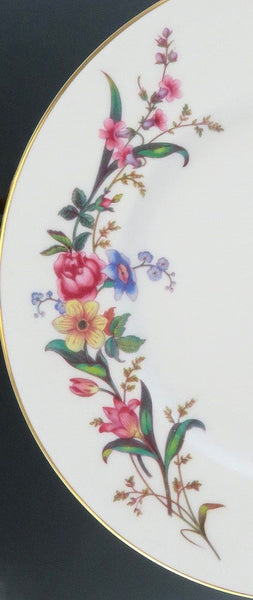 11 Wedgwood Devon Sprays Bone China Porcelain Salad Luncheon Plates 9"